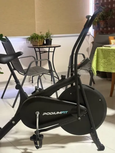 Bicicleta com elíptico Elíptico Bike Podiumfit Eb100 Magnético 8cargas Max120kg