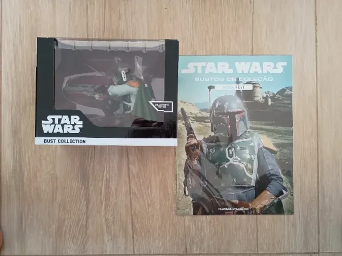 Colecão Busto Star Wars - 03 Unidades - Boba Fett, Comandante Ponds e Capitã Pasma