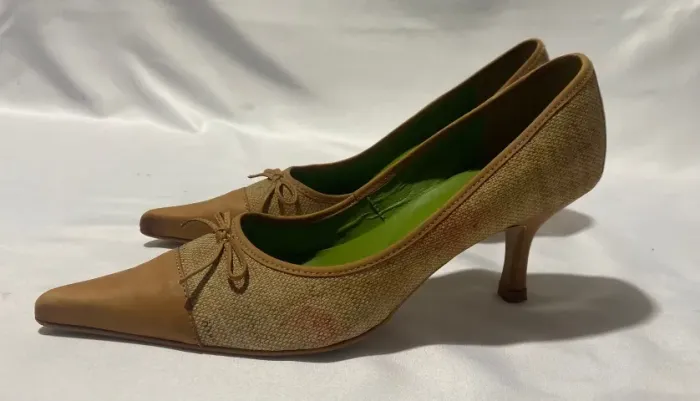 sapato scarpin dunes - couro - original