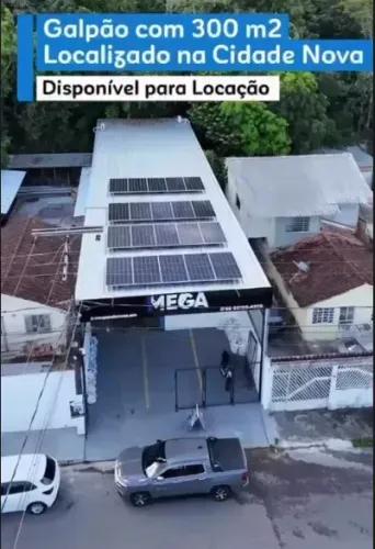ALUGA-SE GALPÃO NOVO DE 300 m² NA CIDADE NOVA MANAUS=AM