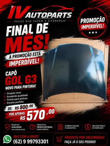 CAPO/Capo gol g3 pra pintura  novo!!!!