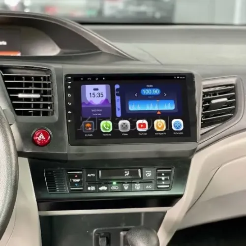 Multimídia civic g9 instalada com carplay