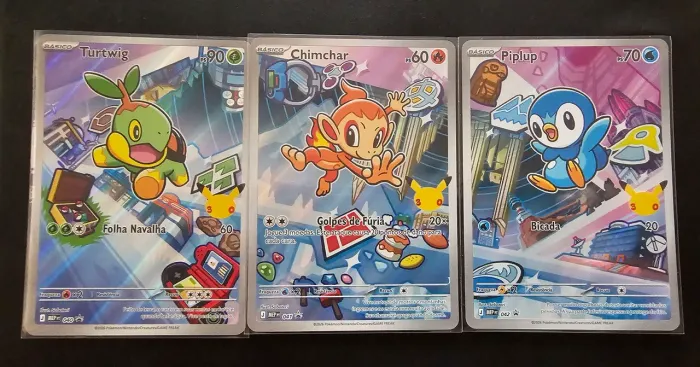 Cartas Pokémon Trío Sinnoh (Nm) Originais (3 Cards)