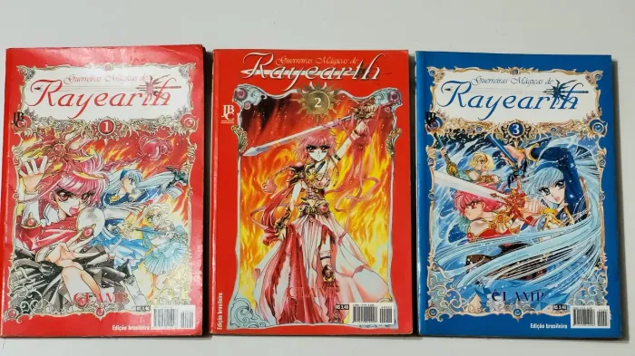 Mangá Guerreiras Mágicas de Rayearth completo 12 volumes