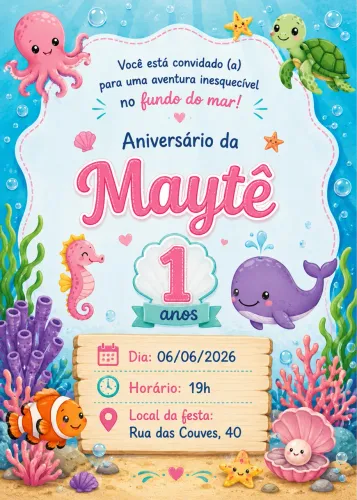 Convites Digitais - R$5,00