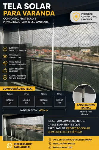 Tela solar 3%