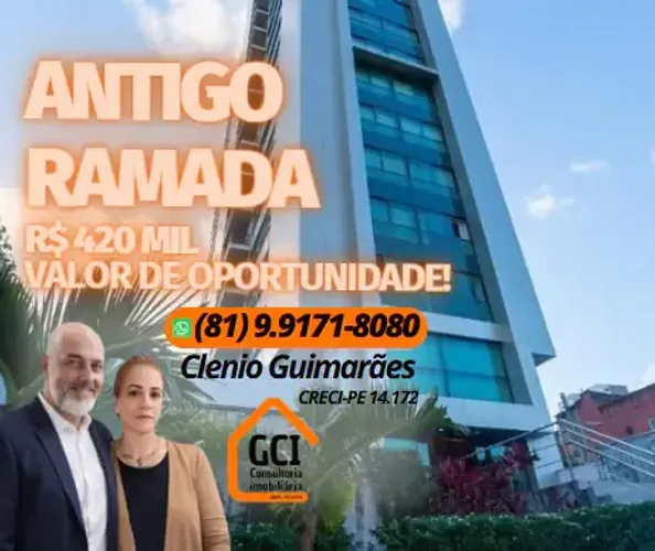 Apartamento à venda no EDF. RAMADA, BOA VIAGEM, Recife, PE