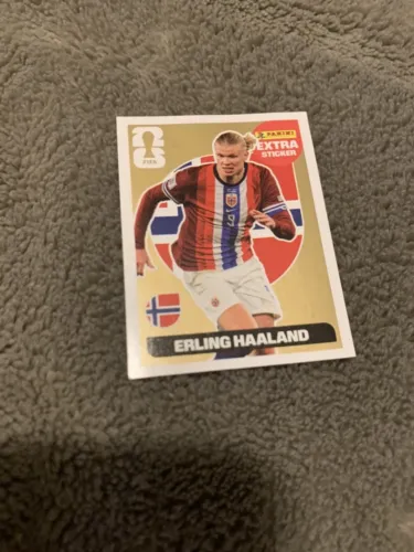 Extra Sticker Ouro Erling Haaland - Panini - FIFA World Cup 2026