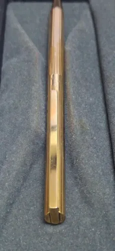 Caneta Antiga S.T. Dupont Classique Paris Banhada A Ouro