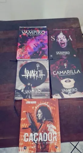 Coleção livros v5 RPG