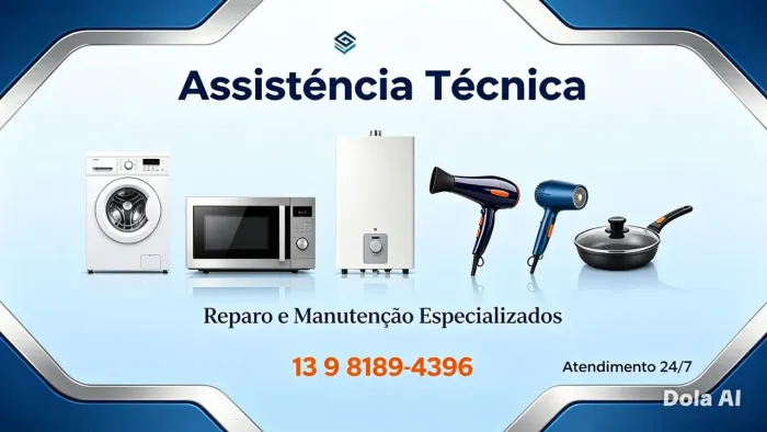 Assistência técnica especializada.