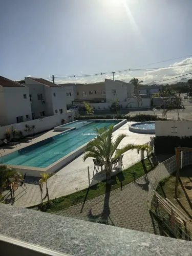 Alugo Apartamento semi Mobiliado em condomínio Fechado 