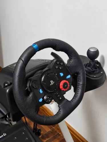 Volante Logitech G29 + Suporte + câmbio