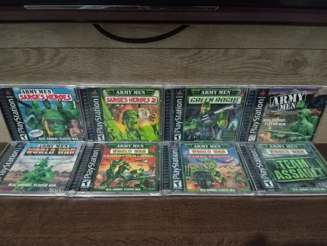 Coleção Army Men 10 jogos PS1 (REPRÔ) LEIA