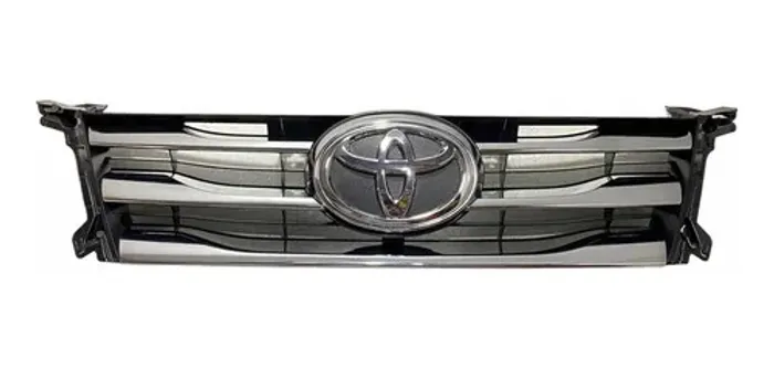 Grade Parachoque Dianteira Toyota Hilux Sw4 Sr 2018 Cromada Ambos Os Lados