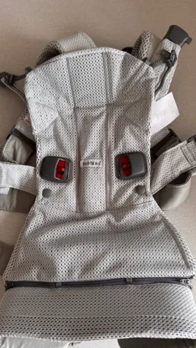 Canguru Ergonômico BabyBjörn One Air (3D Mesh, Silver) - Estado de Novo!
