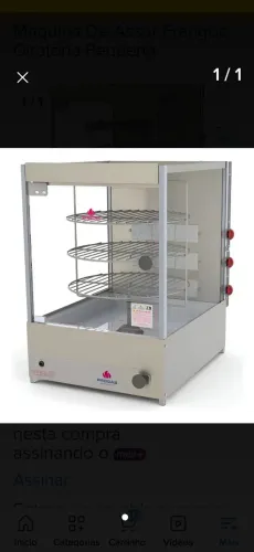 Máquina de assar frangos e carnes giratória