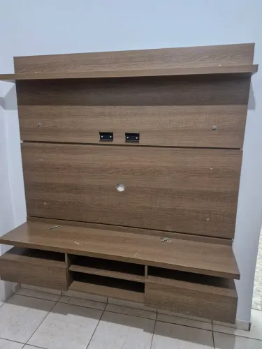 Painel para TV até 65 Polegadas Madesa Moscou 160 cm 2 portas
