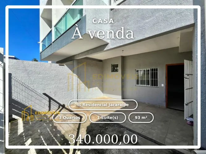 Seu Novo Lar: Casa Duplex com 3 Quartos e 2 Vagas em Jacaraípe