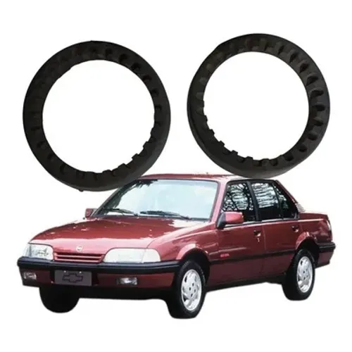 Par Calço De Mola Dianteiro Superior - Monza Todos Cod. 4593 Marca Borflex BFX