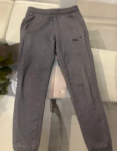 calça moletom puma cinza