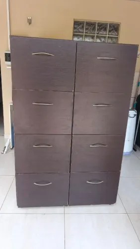Arquivo duplo para escritório em MDF