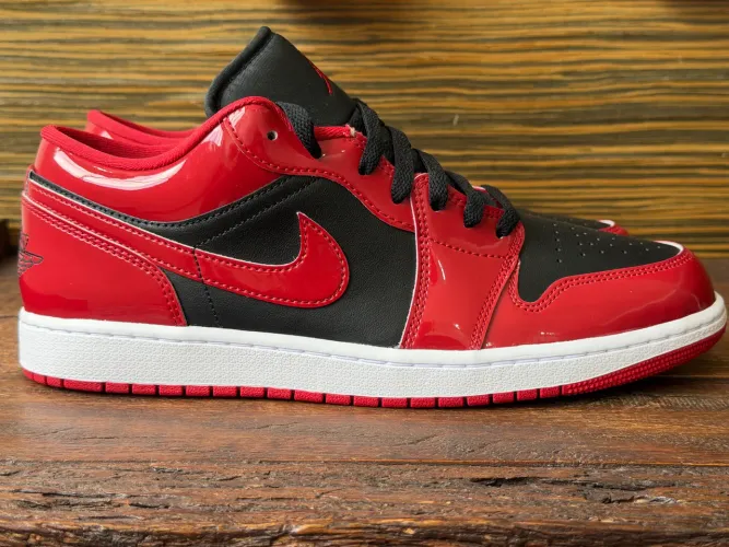 Nike Air Jordan 1 Low ?Patent Bred? | Novo | Comprado na Nike EUA
