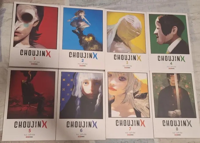Choujin X Vol 01 ao 08 mangás