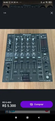Mixer DJM 850 Pioneer.