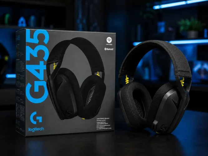 Headset Gamer Sem Fio Logitech G435 Bluetooth Lightspeed