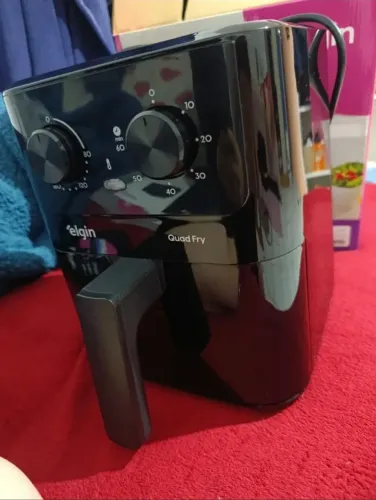 Air Fryer Quad Fry 4,4 L,1400w Preto Elgin
