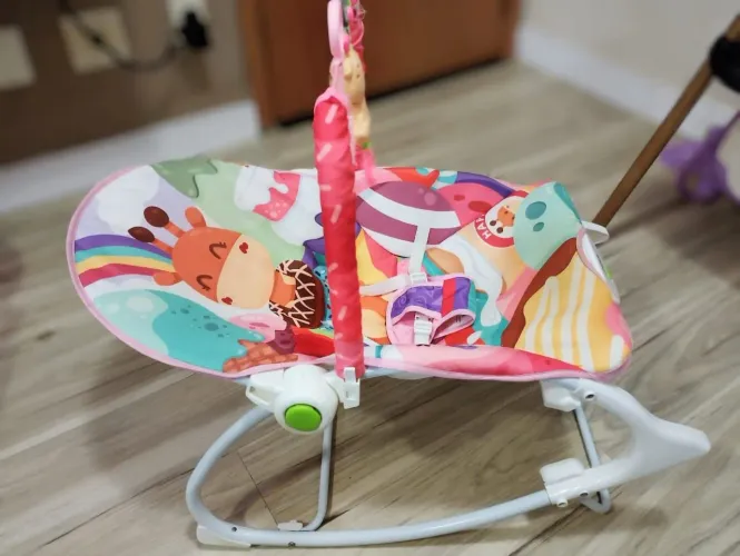 Cadeirinha de Descanso Musical Balanço Suave para Bebê