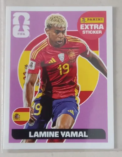 Figurinha Extra Sticker Panini Lamine Vamal