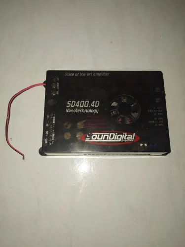 Módulo Amplificador SounDigital SD400.4D (Para Conserto / Retirada de Peças)