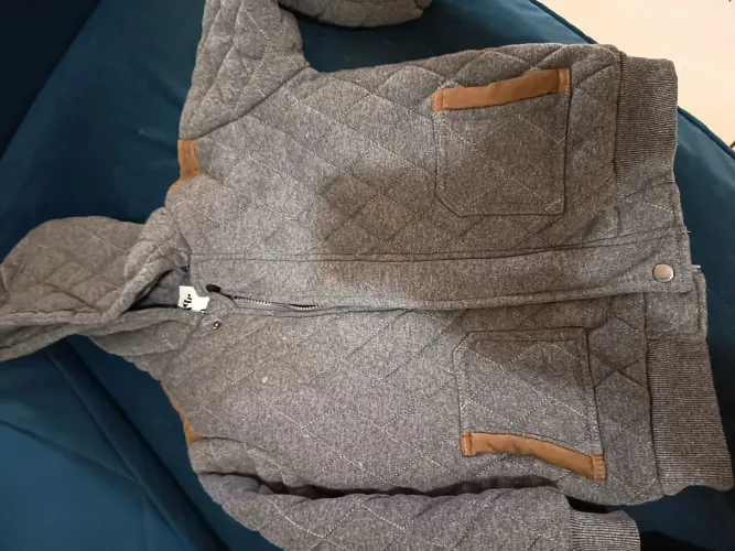 Blusa, casaco, inverno, menino, infantil