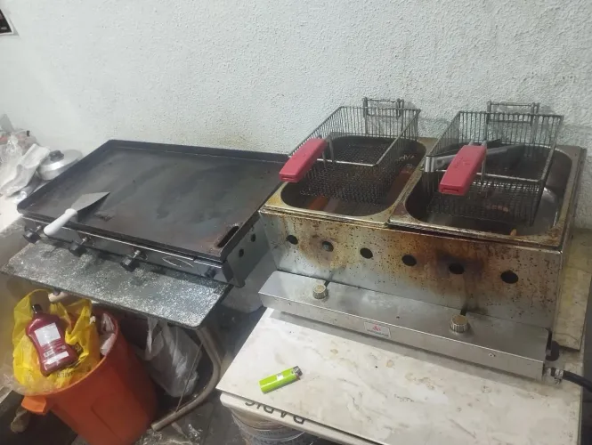 Chapa e fritadeira