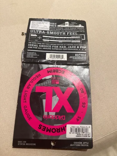 Corda daddario ecb81m chromes 45-100 cx aberta