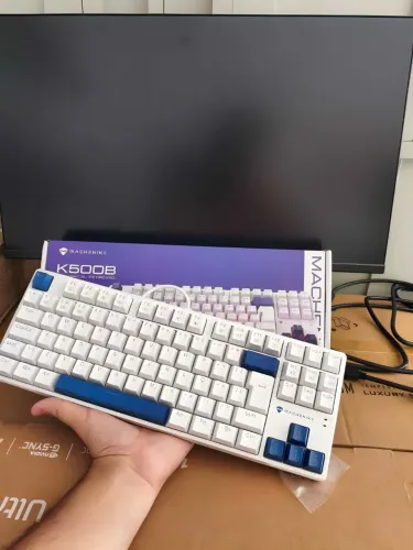 Teclado Mecânico Gamer Machenike K500B-B87 - Switch RED