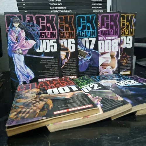 Black lagoon 1 ao 9 Mangá
