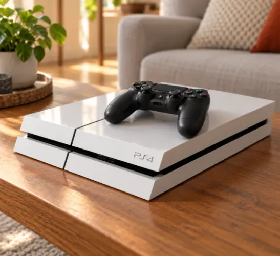 PlayStation 4 PS4 Fat 500GB Branco + 2 Controles + 2 Jogos