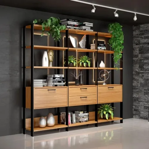 Estante industrial Dalla Costa 100% MDF NOVA!! 7x de 266.85,00 sem juros no cartão!!