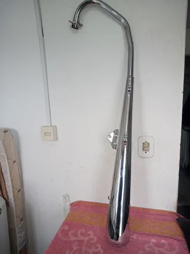 Escapamento TITAN 150 ESD 2004 a 2008 modelo original