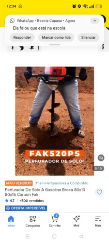 Furador de solo