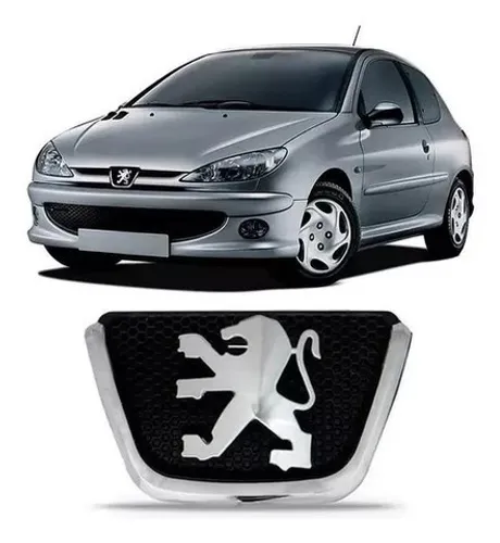 Emblema Parachoque Dianteiro Peugeot 206 1999 A 2008