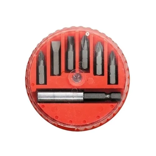 Kit de Bits Com Adaptador Magnético 7 Peças