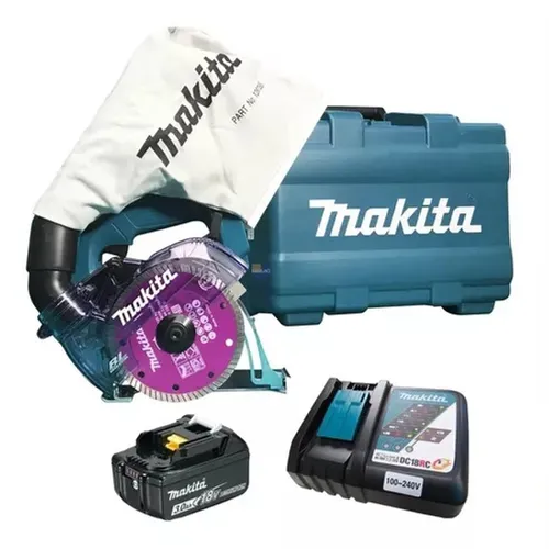 Serra Marmore Makita C/1bat 5ah 18v+ Carregador