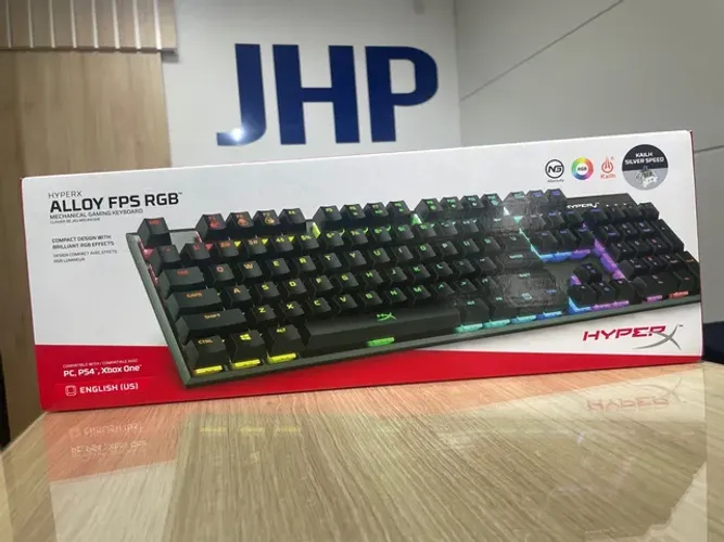 Teclado Mecânico HyperX Alloy FPS RGB Switch Kailh Silver Speed - ate 12x sem juros 