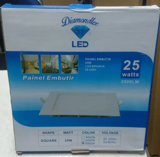 Painel 30x30 Embutir (honestidade e qualidade JK eletrônicos)
