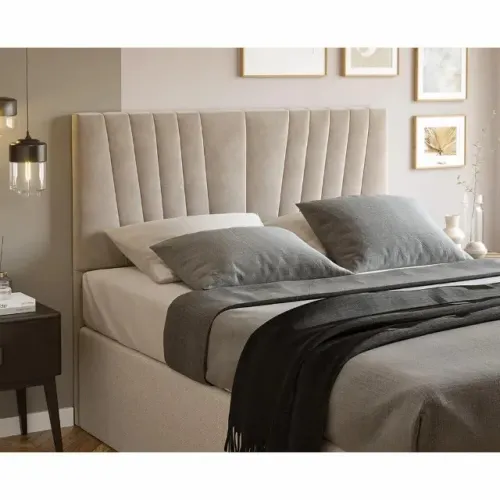 Cabeceira para Casal Rubi 142cm com Tecido Veludo - Estofados Linhares
