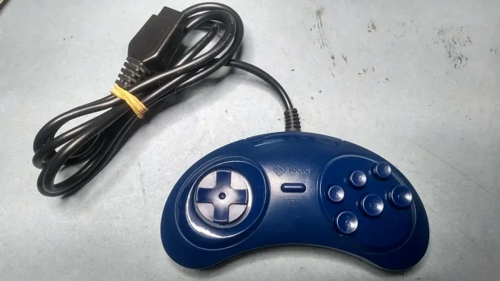 TecToy Controle 6 botões Azul N694
